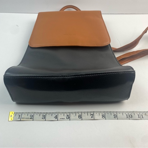 Tolblanc Paris Genuine Leather Backpack Brown Black - Picture 6 of 16